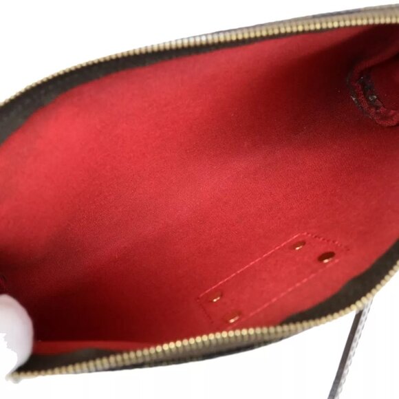 LOUIS VUITTON Eva 2Way Chain Shoulder Bag Damier Ebene Leather BN N55213 22YG793 - Picture 2 of 14